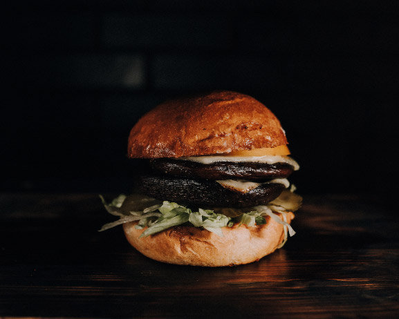 Portobello burger